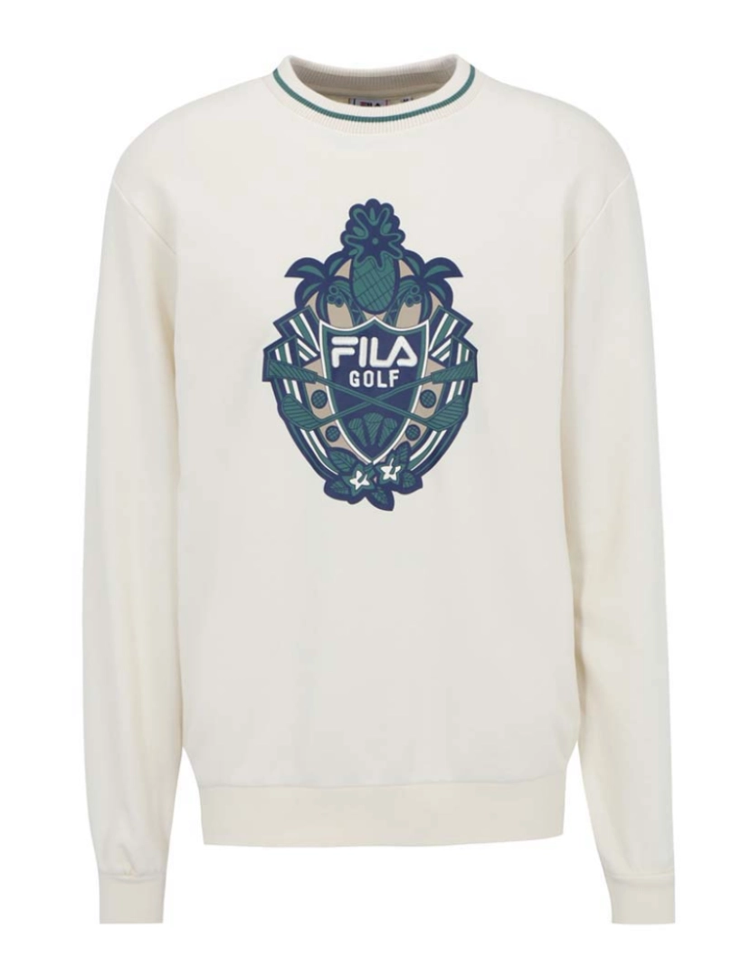 Fila - Sweatshirt Unisexo Cinza Padrão