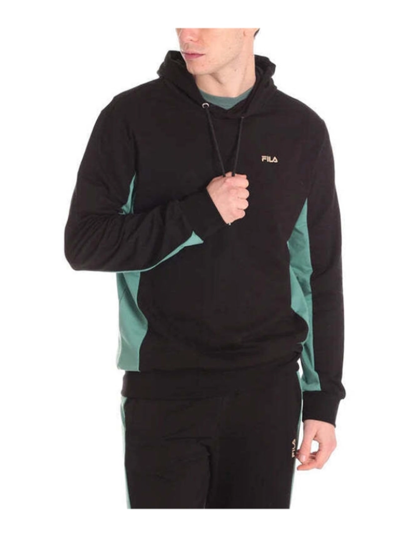 Fila - Sweatshirt Homem Preto e Verde