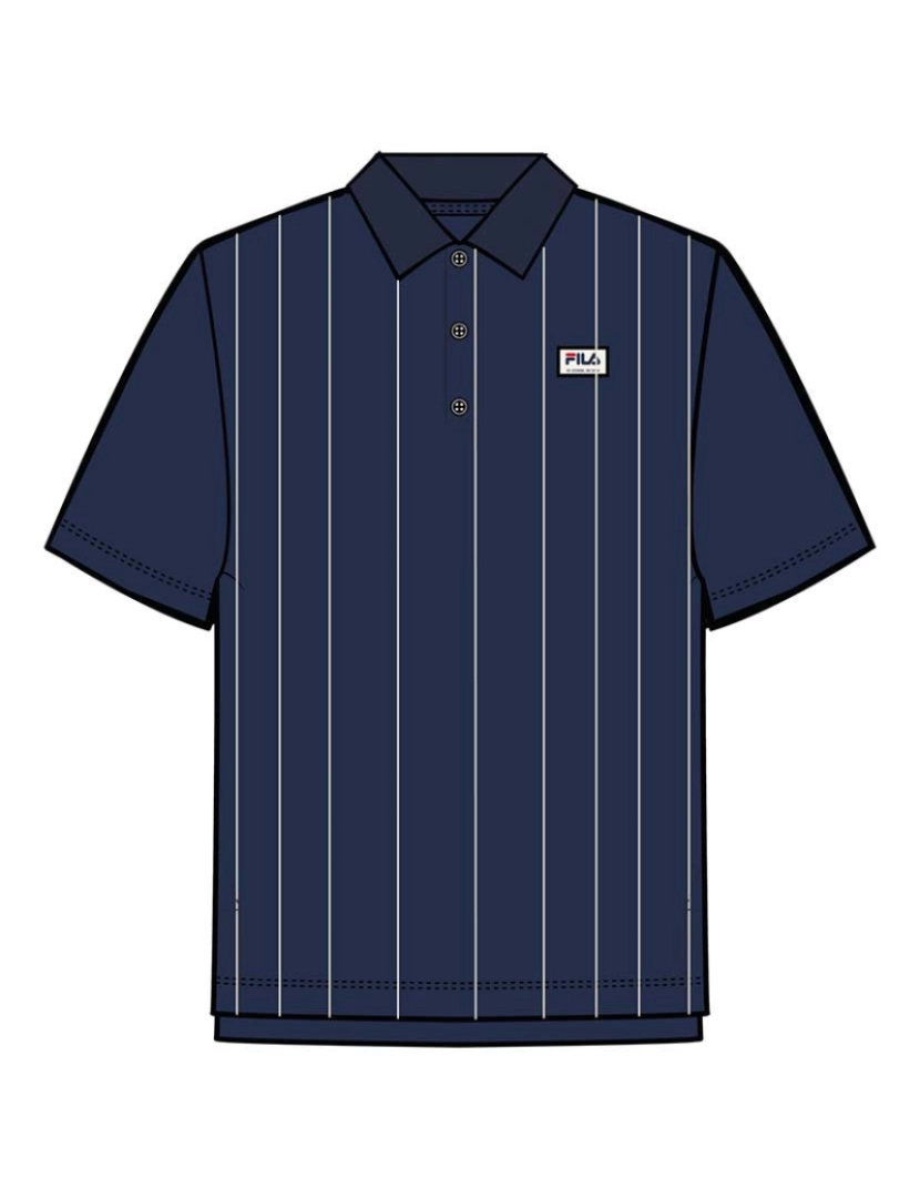 Fila - Pólo Homem Medieval Azul