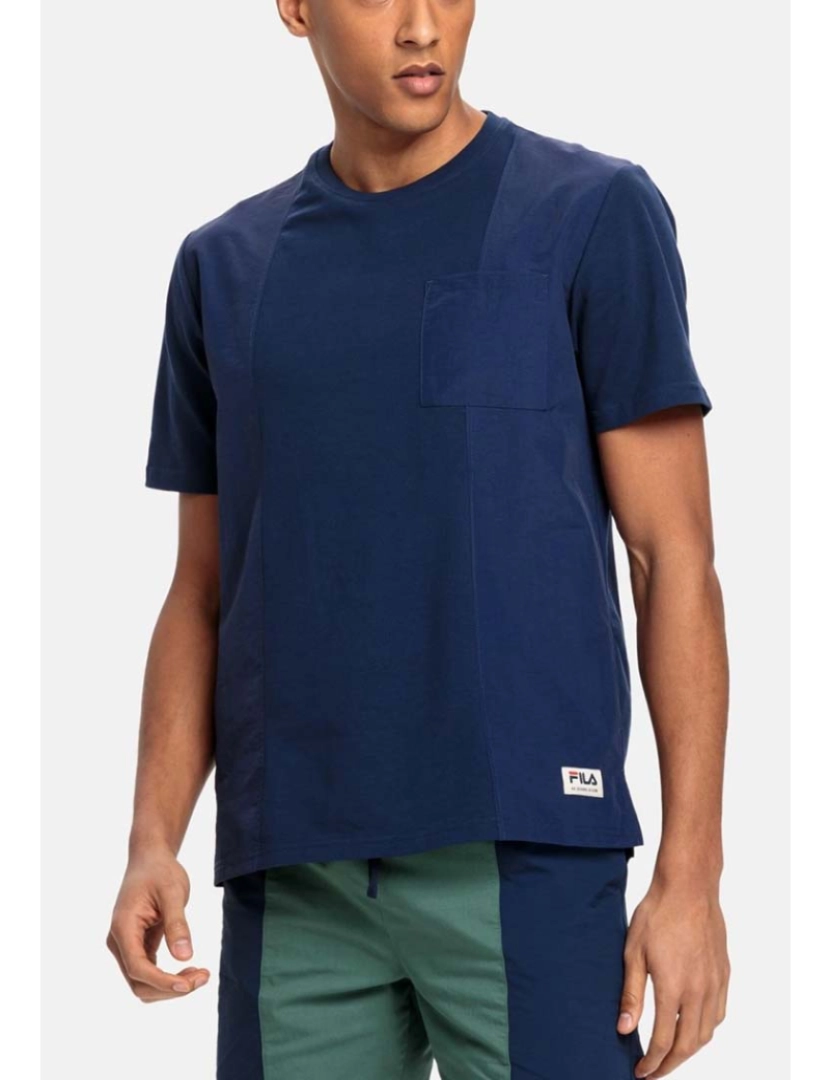 Fila - T-Shirt Homem Medieval Azul