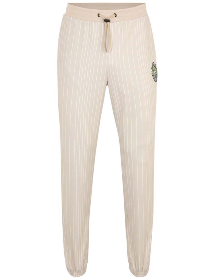 Fila - Calças de Treino Homem Fields Of Rye/Antique Branco Irregular Striped