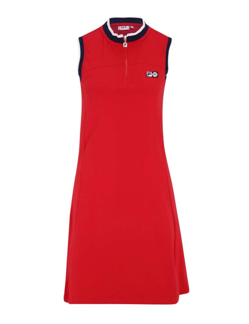 Fila - Vestido Pólo Senhora Vermelho