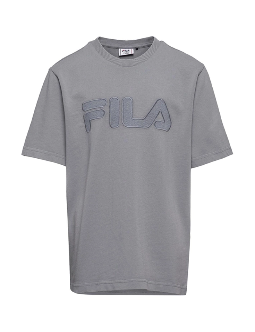 Fila - T-Shirt Unisexo Cinza