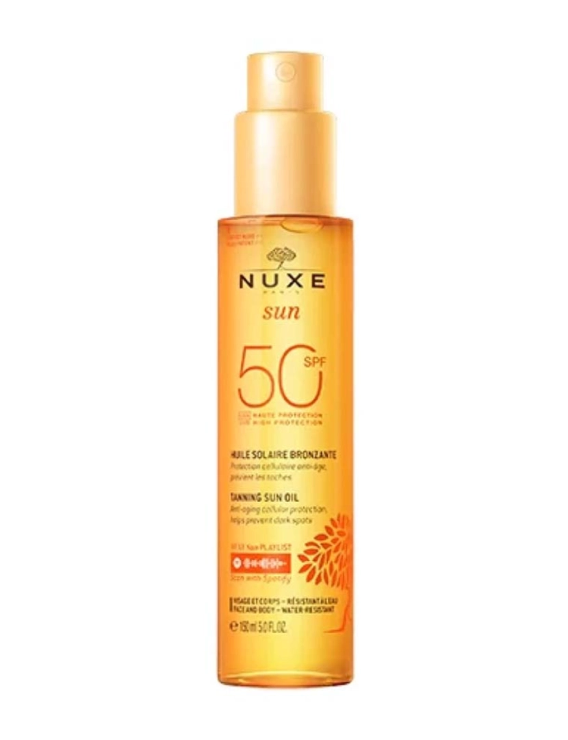 Nuxe - Nuxe Sun Óleo em Spray Bronzeador Alta Proteção Spf50 150 Ml