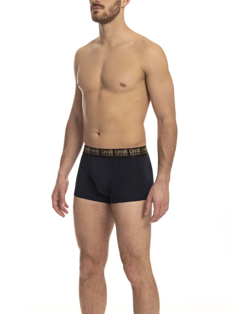 Roberto Cavalli - Pack 2 Boxers Homem Azul Navy