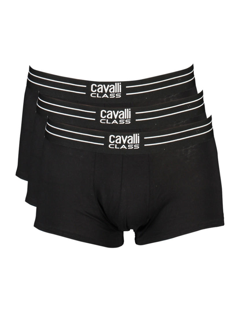 Cavalli Class - Pack 3 Boxers Preto