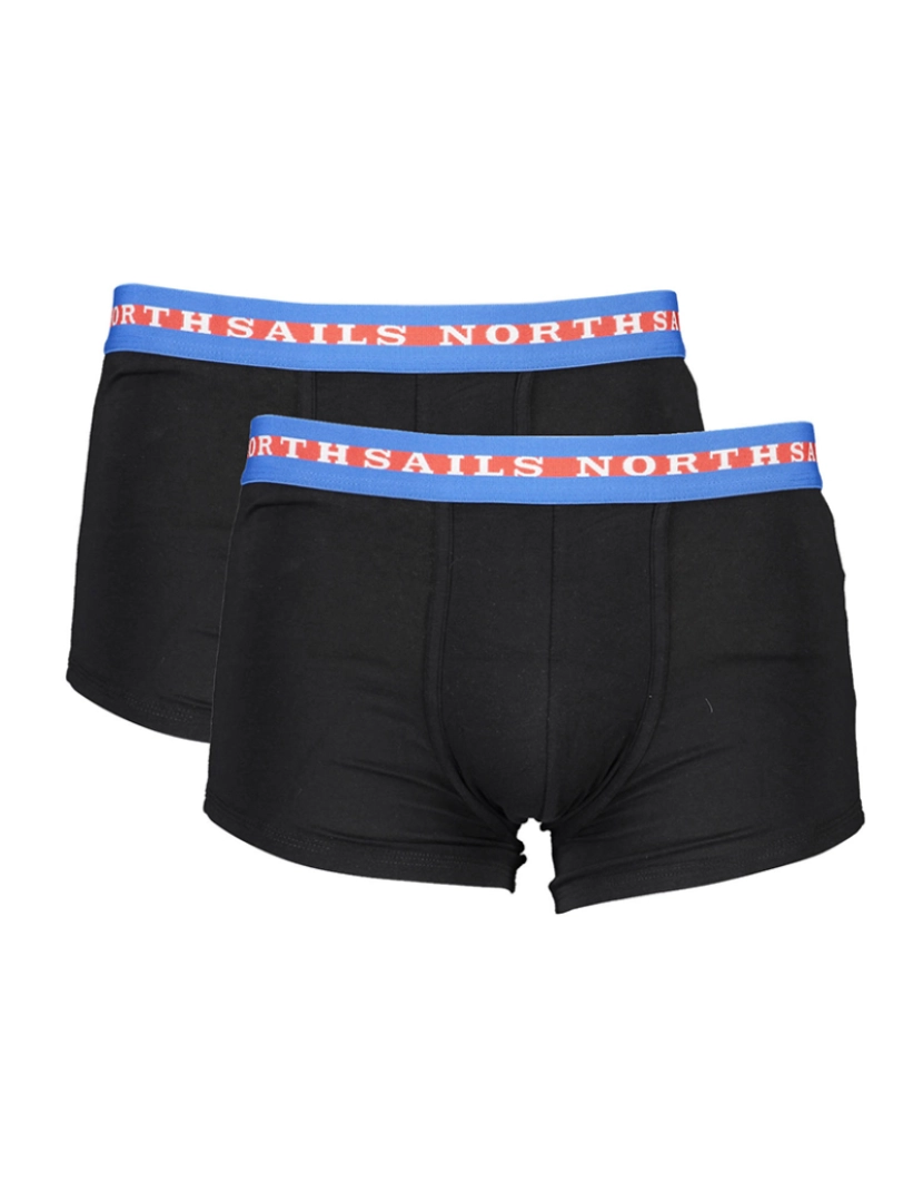 North Sails - Pack 2 Boxers Homem Preto