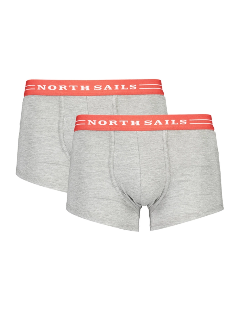 North Sails - Pack 2 Boxers Homem Cinza