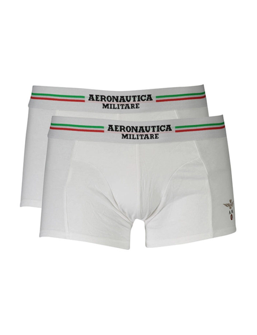 Aeronautica Militare - Pack 2 Boxers Aeronautica Militare Homem Branco