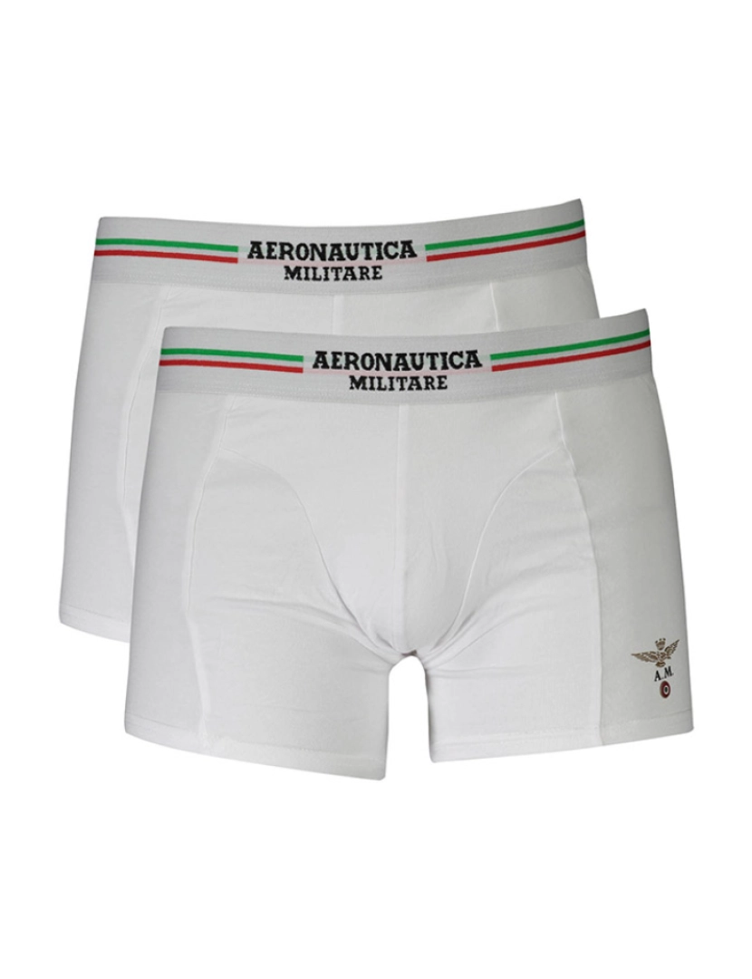 Aeronautica Militare - Pack 2 Boxers Aeronautica Militare Homem Branco