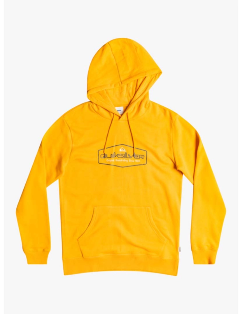 Quiksilver - Hoodie Homem Omni Lockup Hood Amarelo