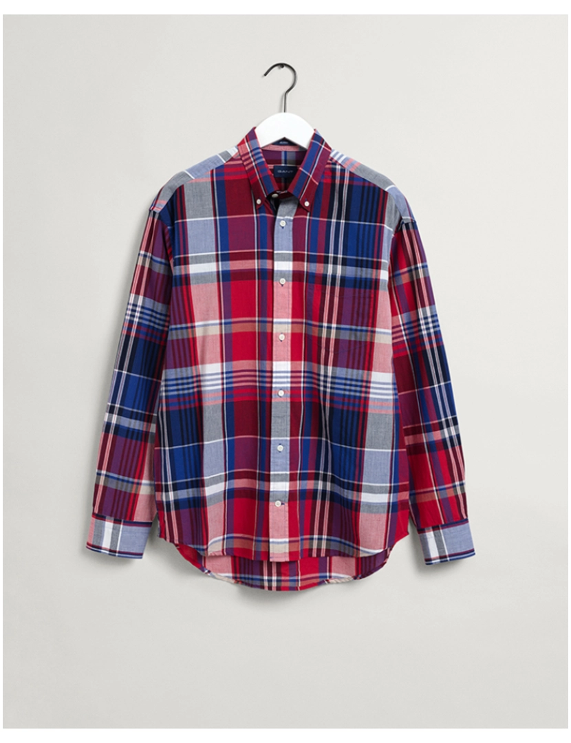 Gant - Camisa Manga Comprida Homem Vermelho L