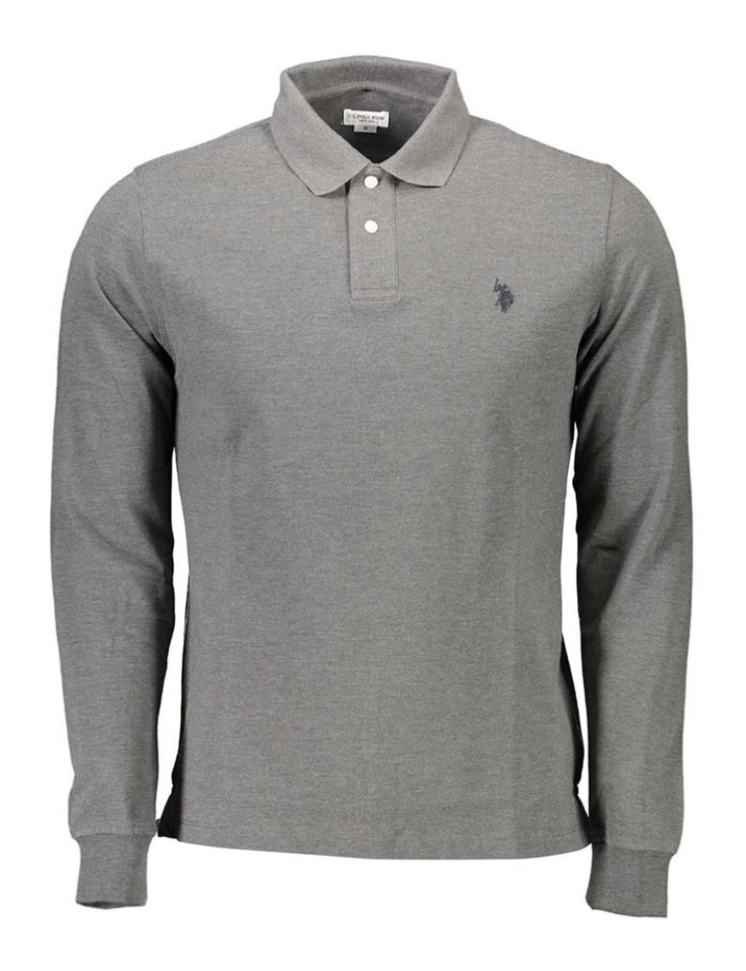 U.S. Polo Assn. - Pólo Manga Curta Homem Cinza Claro 2XL