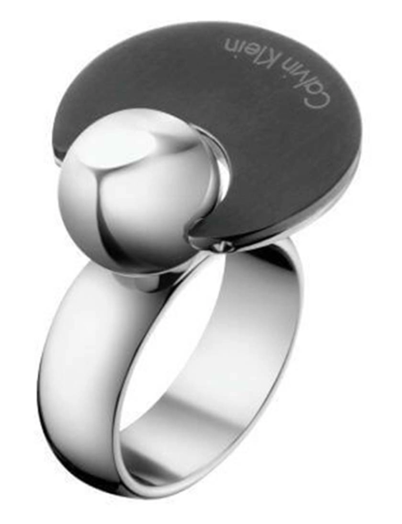 Calvin Klein - Anel Ring Opposite Bico Sst Po Matt Pvd Preto 07