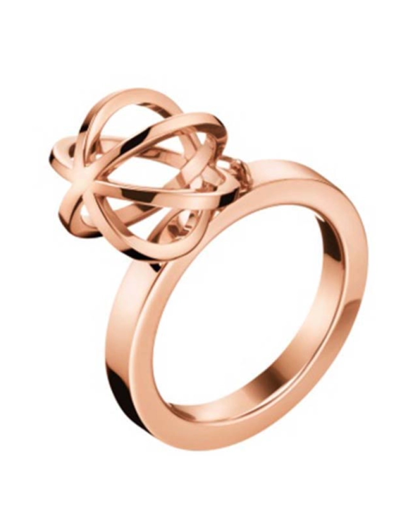 Calvin Klein - Anel Ring Show Pvd Po Rosa Charm 06