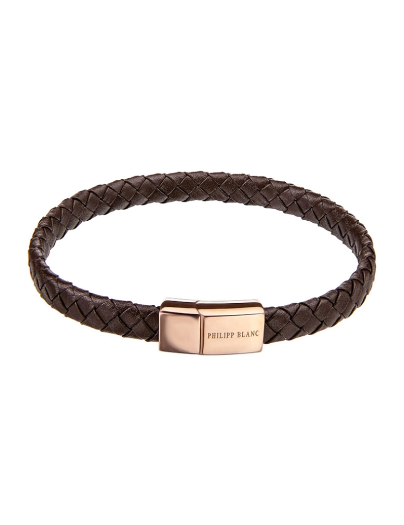 Philip Blanc - Pulseira Philip Blanc Homem Castanho Escuro