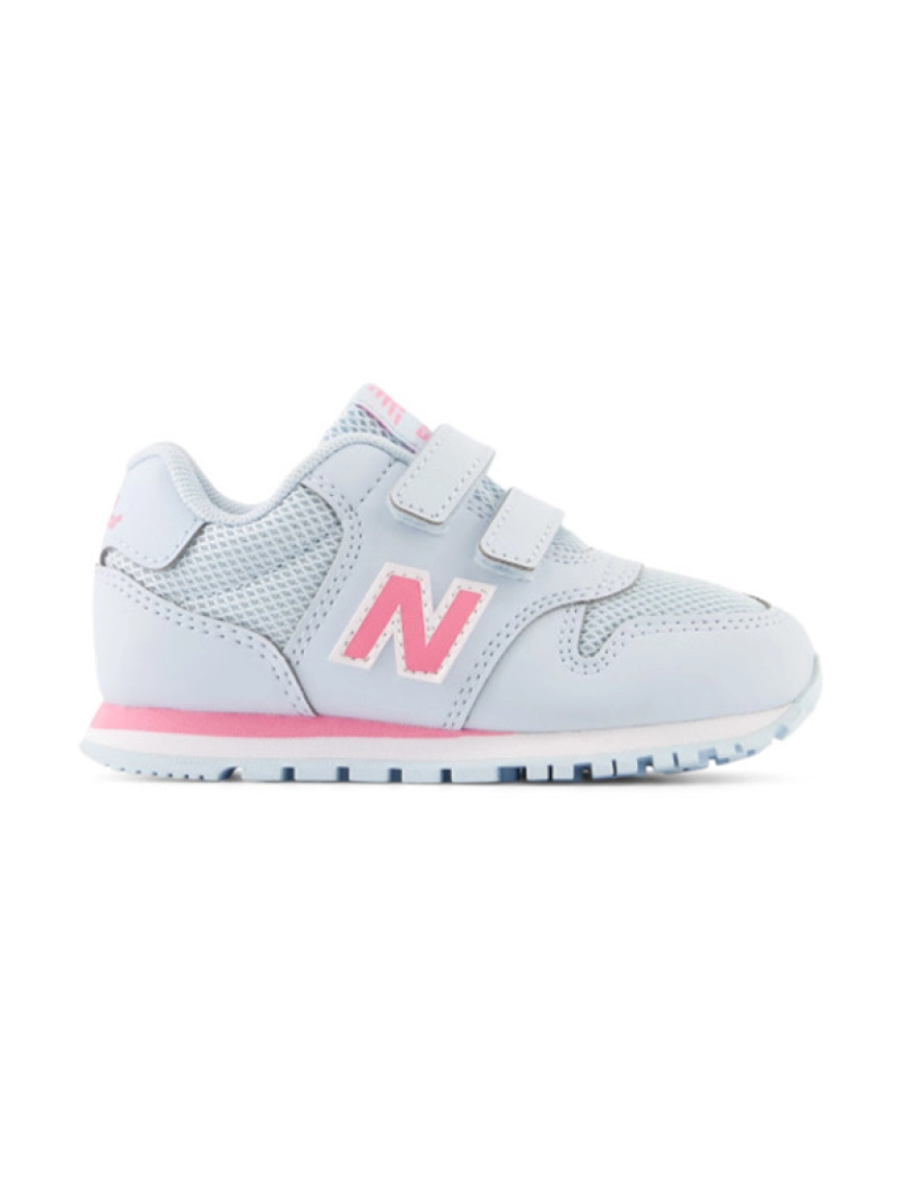 New Balance - Ténis Rapariga 500 Hook & Loop Azul e Rosa