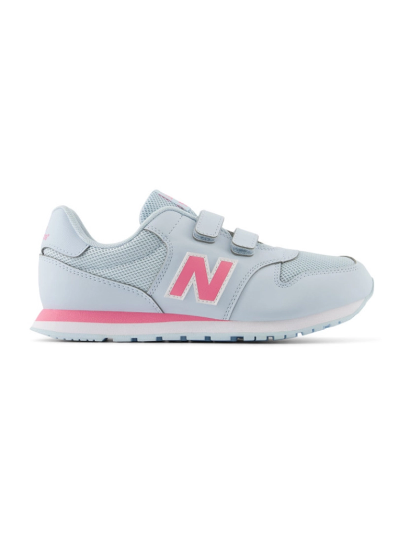 New Balance - Ténis Rapariga 500 Hook & Loop Azul e Rosa