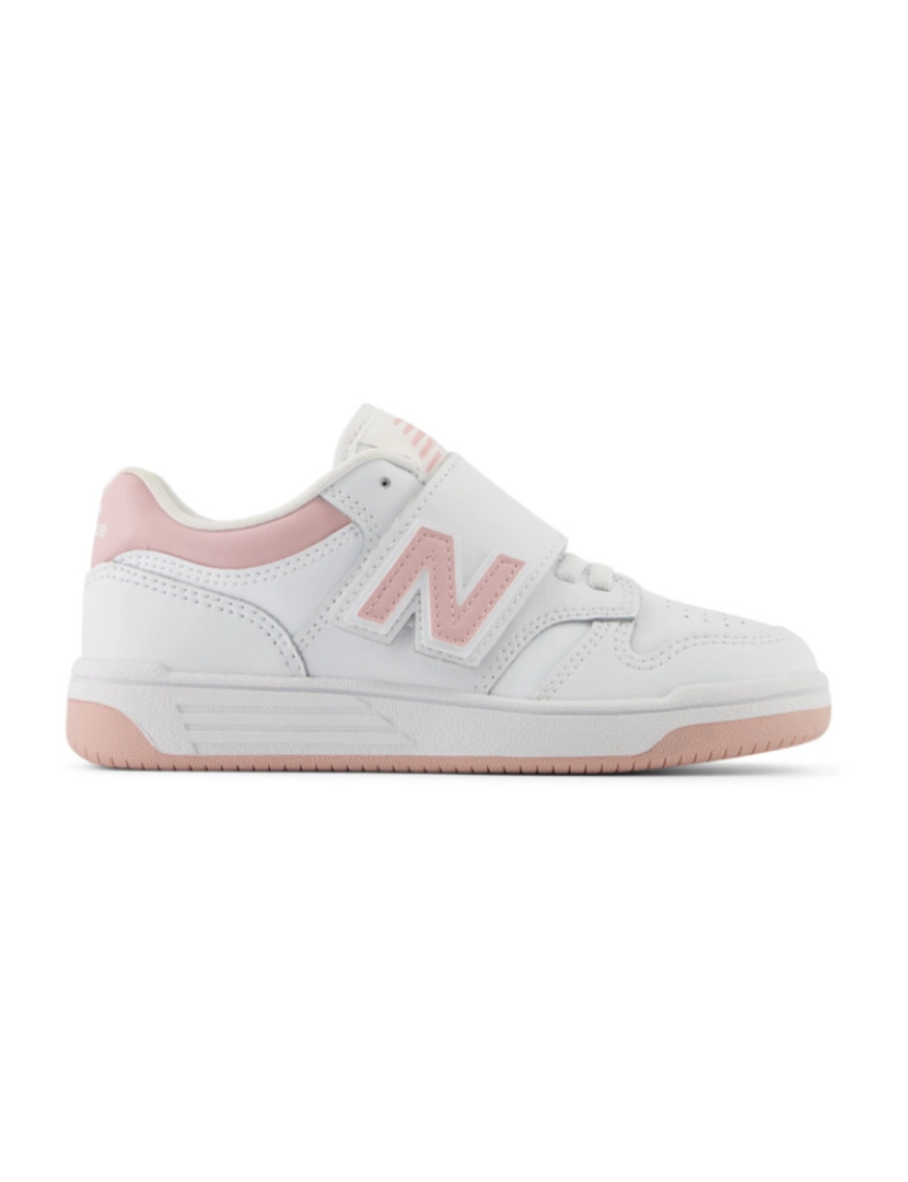 New Balance - Ténis Rapariga 480 HOOK & LOOP Branco