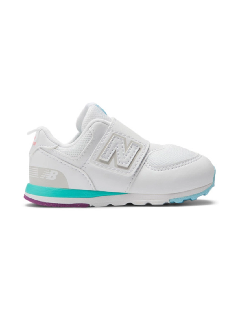 New Balance - Ténis Rapariga 574 NEW-B HOOK & LOOP Branco