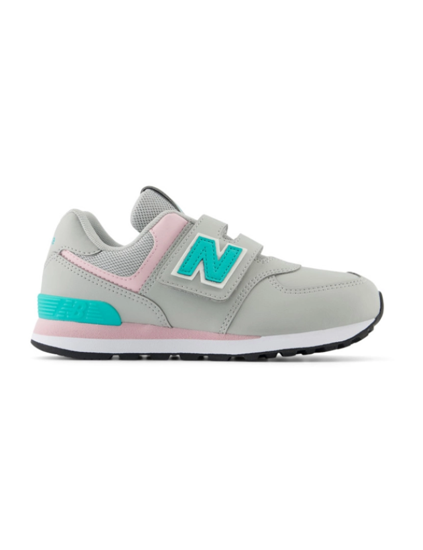 New Balance - Ténis Rapariga 574 HOOK & LOOP Brighton Cinza