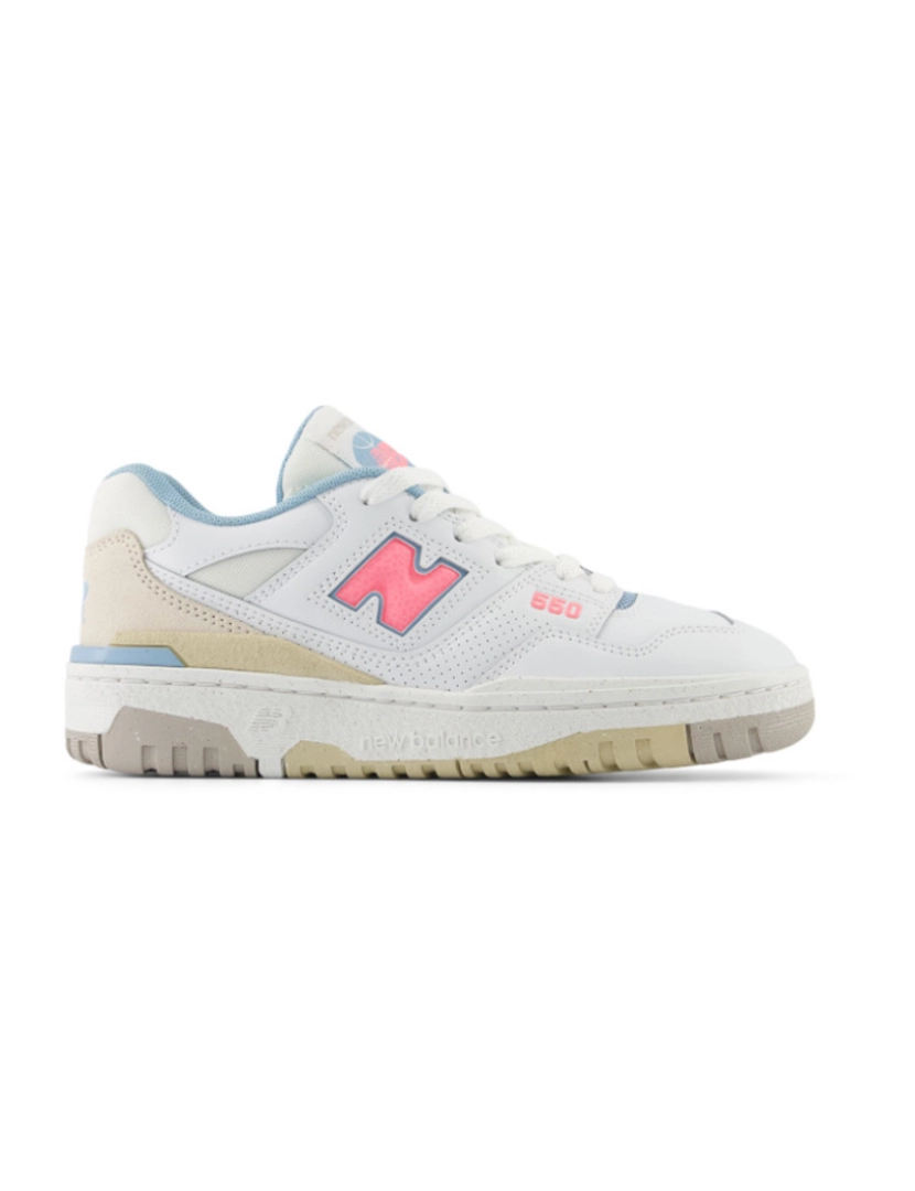 New Balance - Ténis Rapariga 550 Branco