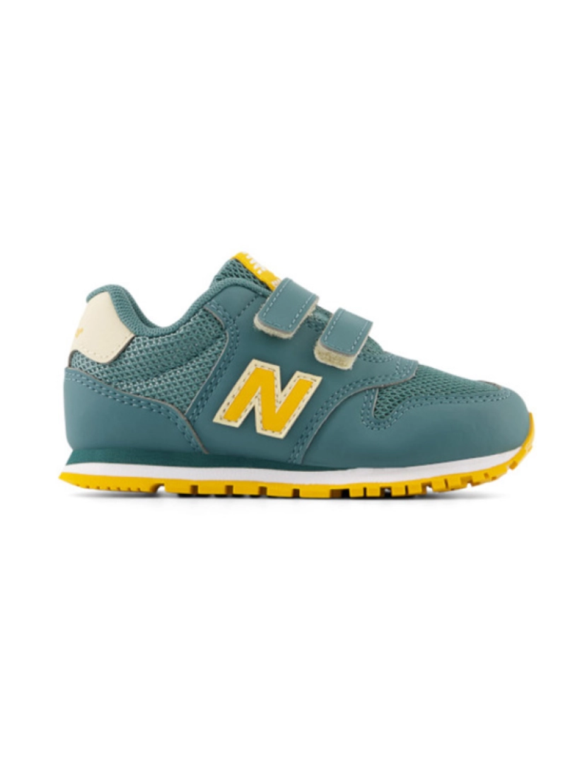 New Balance - Ténis Rapaz 500 Hook & Loop Verde e Laranja