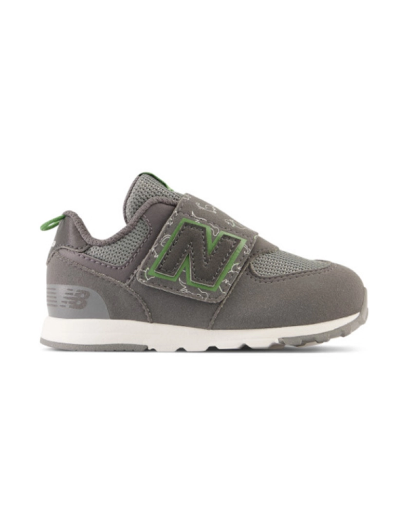 New Balance - Ténis Rapaz 574 NEW-B Hook & Loop Cinza Escuro