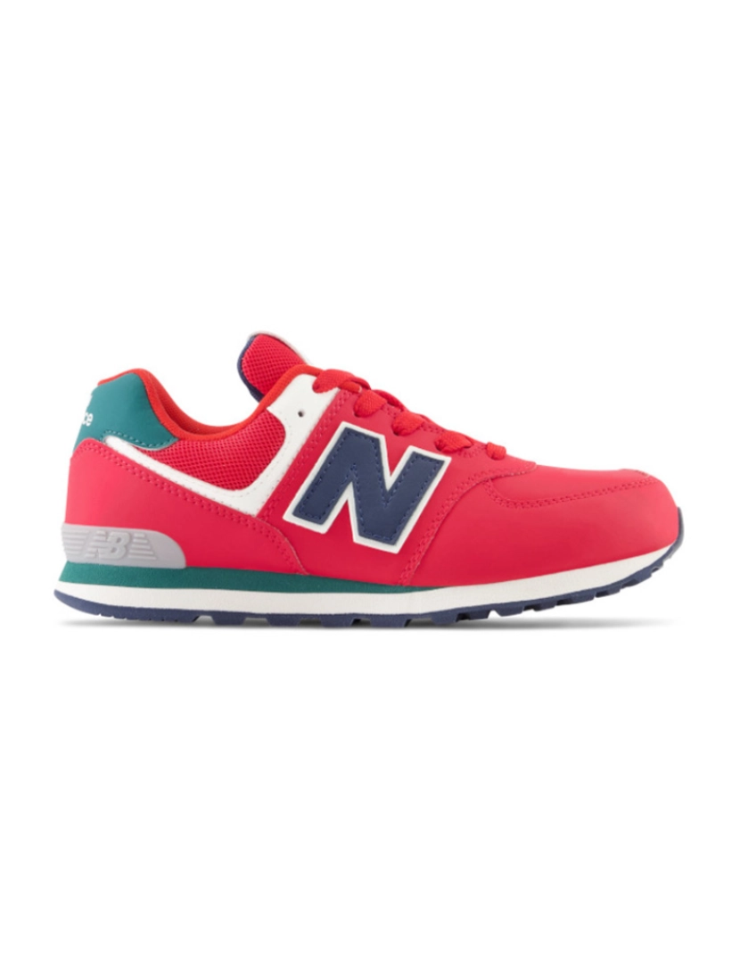 New Balance - Ténis Rapaz 574 Vermelha