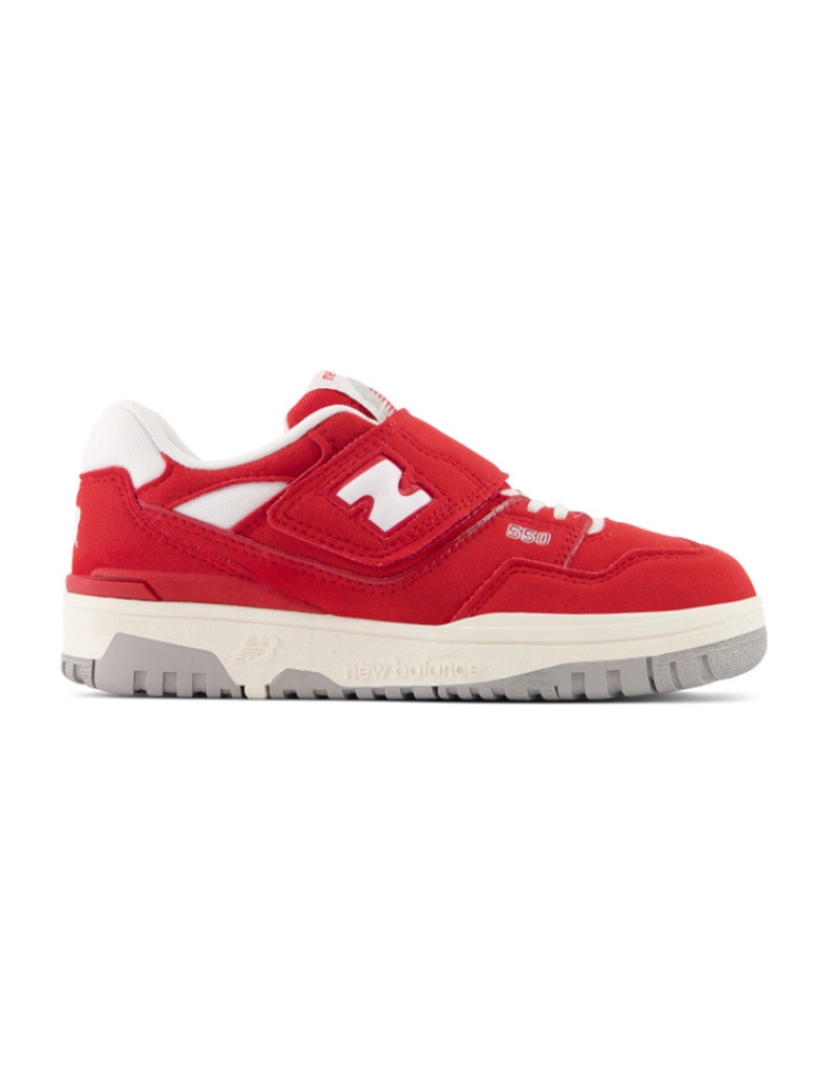 New Balance - Ténis Rapaz 550 Vermelha