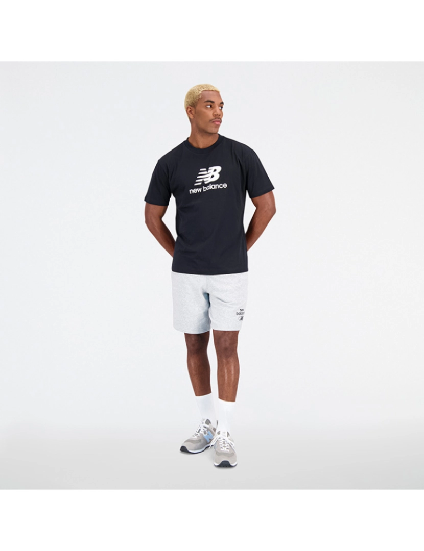 New Balance - T-Shirt Homem Preto