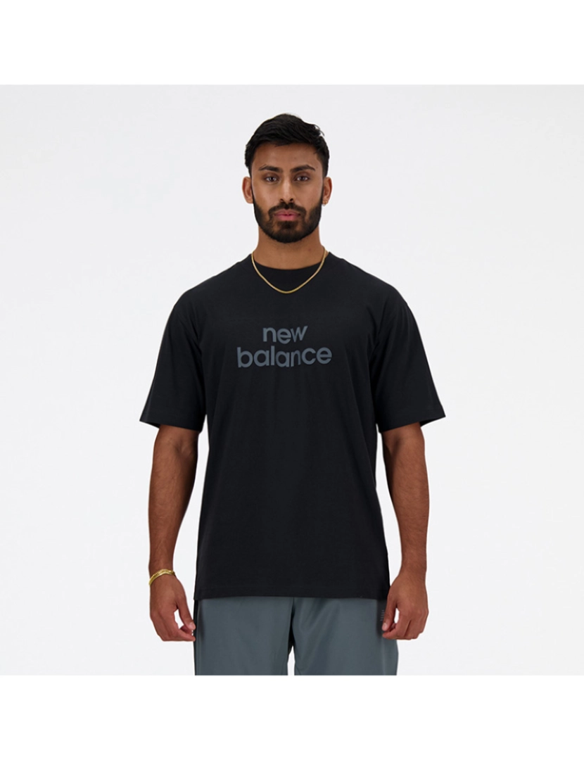 New Balance - T-Shirt Homem Preto