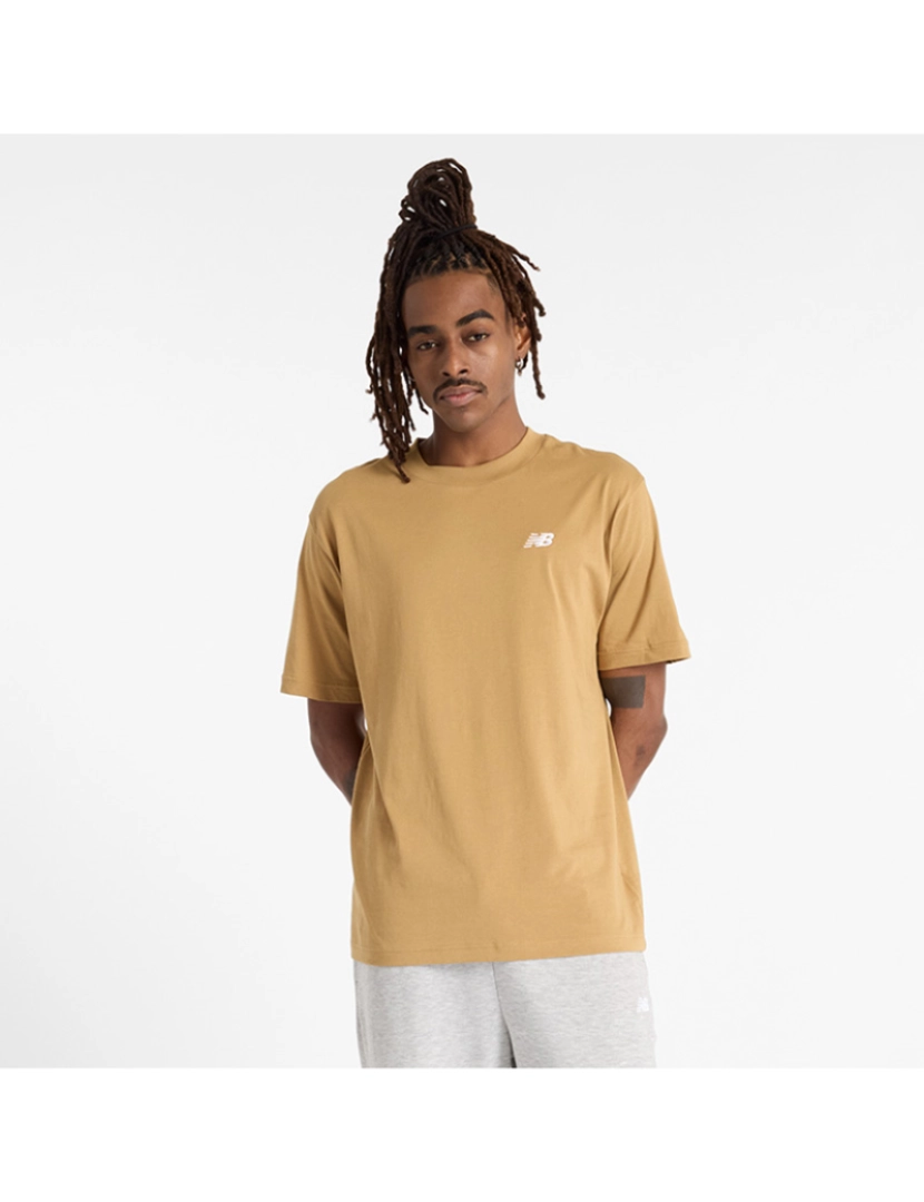 New Balance - T-Shirt Homem Laranja