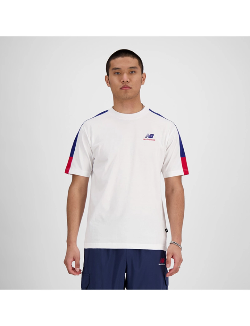 New Balance - T-Shirt Homem Branca