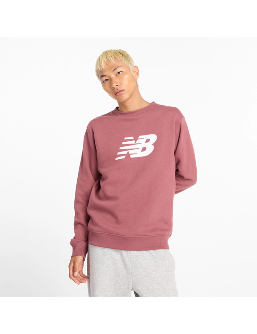 New Balance - Sweatshirt Homem Rosa