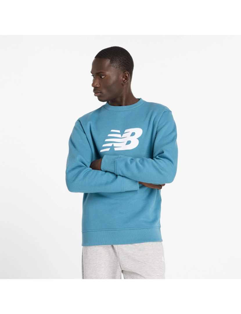 New Balance - Sweatshirt Homem Azul