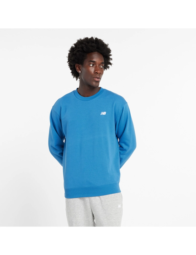 New Balance - Sweatshirt Homem Azul