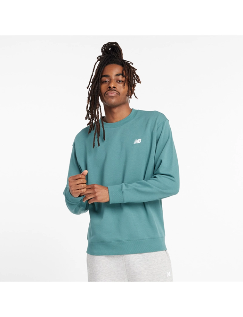 New Balance - Sweatshirt Homem Verde