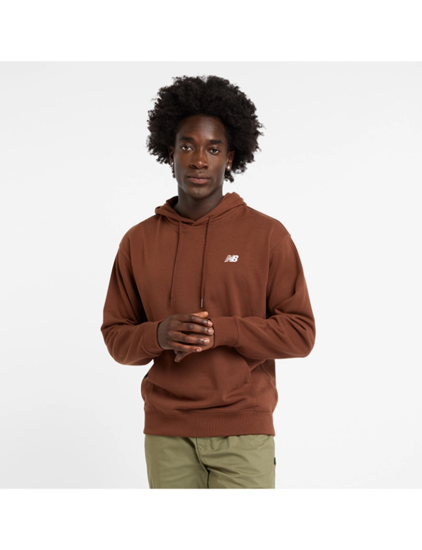 New Balance - Sweatshirt Homem Castanho