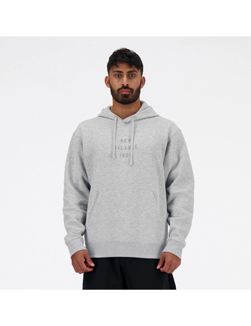 New Balance - Sweatshirt Homem Cinza