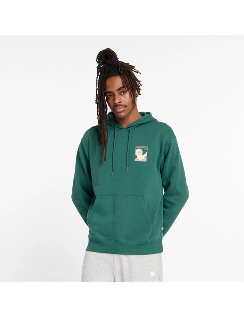 New Balance - Sweatshirt Homem Verde