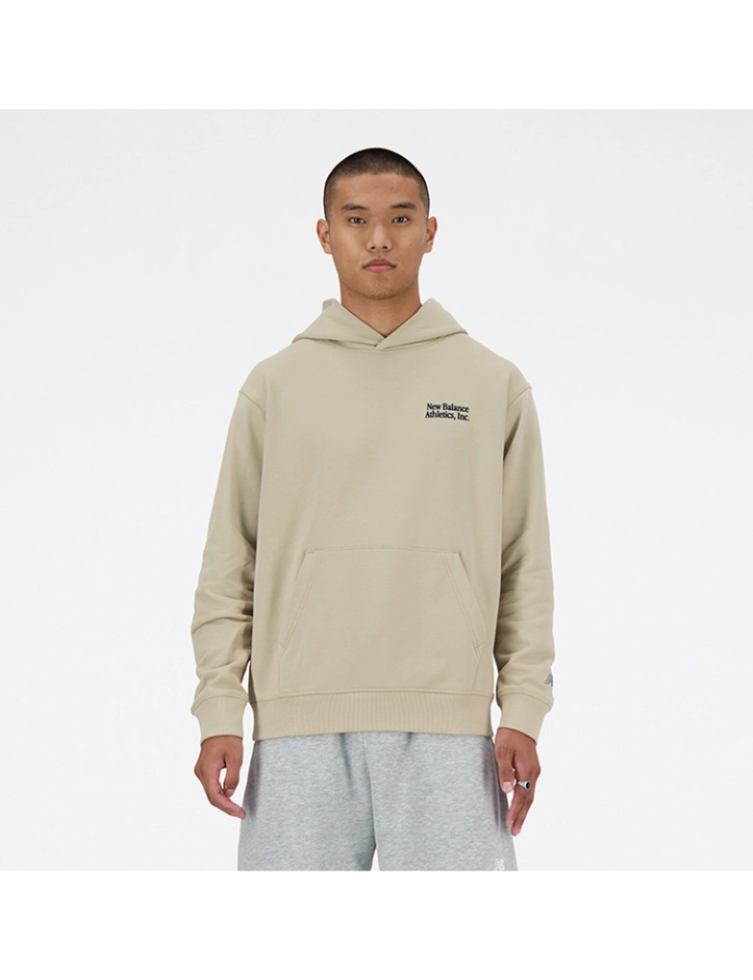 New Balance - Sweatshirt Homem Camel