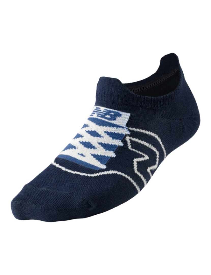 New Balance - Meias Unisexo Sneaker Fit No Show Azul