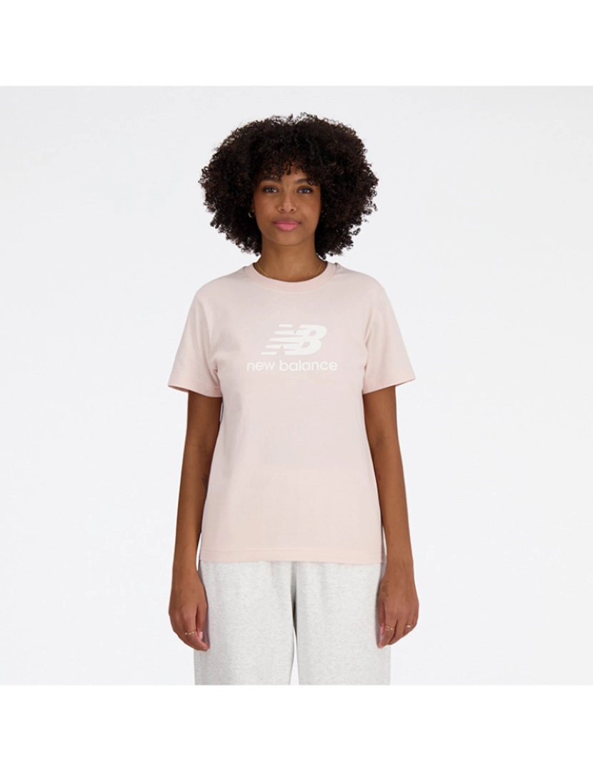 New Balance - T-Shirt Senhora Rosa