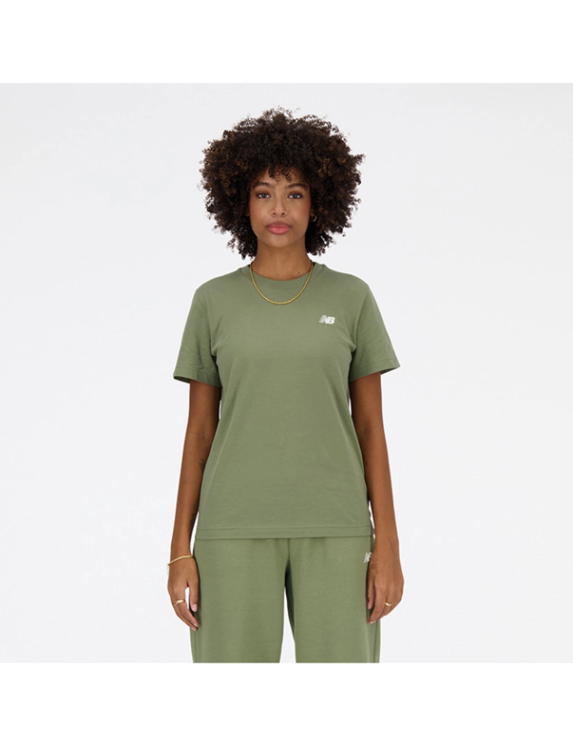 New Balance - T-Shirt Senhora Verde