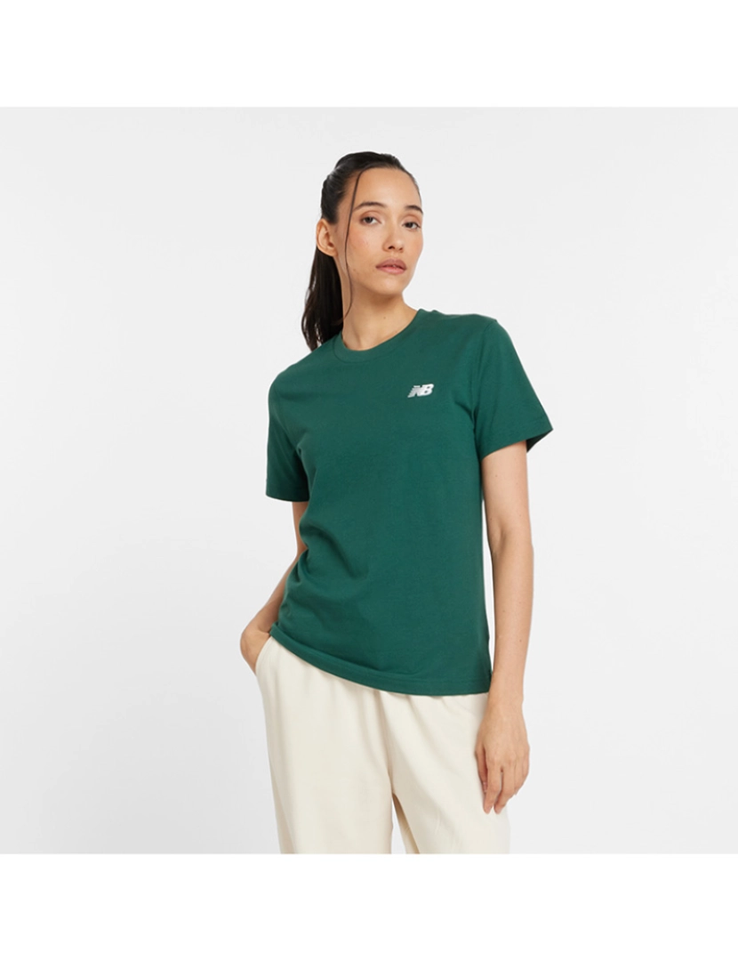 New Balance - T-Shirt Senhora Verde