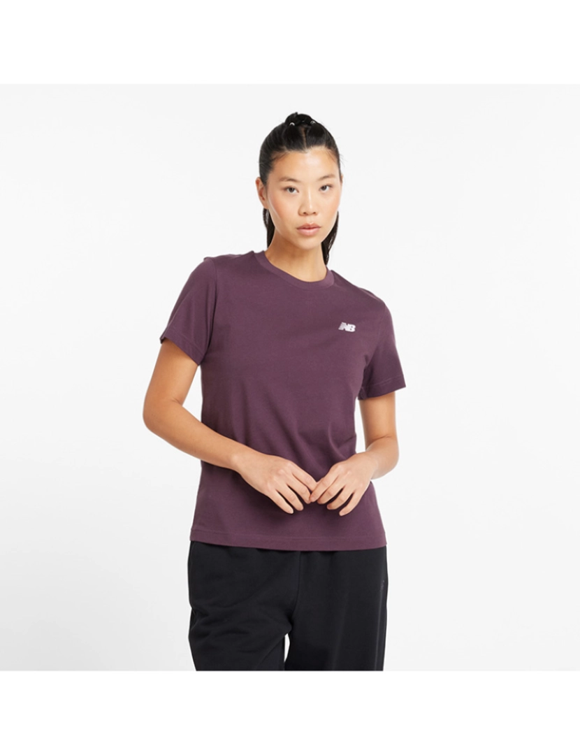 New Balance - T-Shirt Senhora Roxa