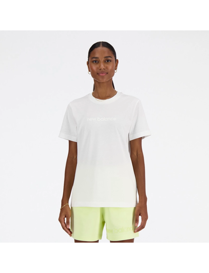 New Balance - T-Shirt Senhora Branco