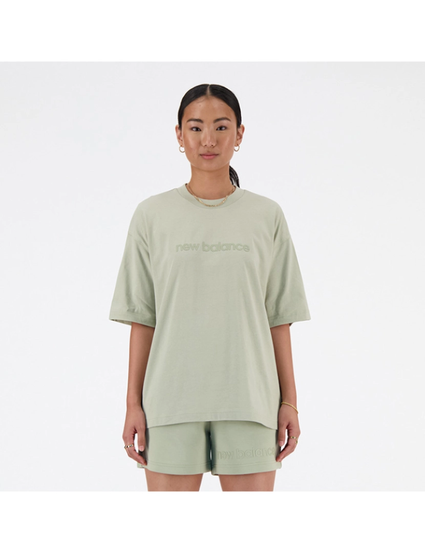 New Balance - T-Shirt Senhora Verde