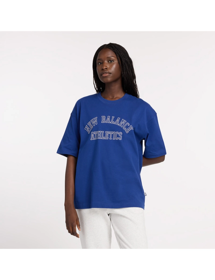 New Balance - T-Shirt Senhora Azul